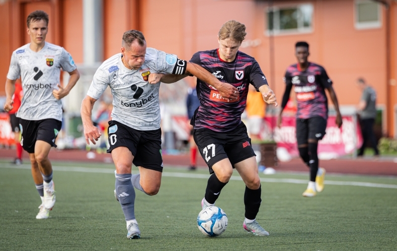 Suurt rolli kandnud Frolov jäi rahule nii meeskonna, treeneritetiimi kui enda panusega. Foto: Katariina Peetson / jalgpall.ee