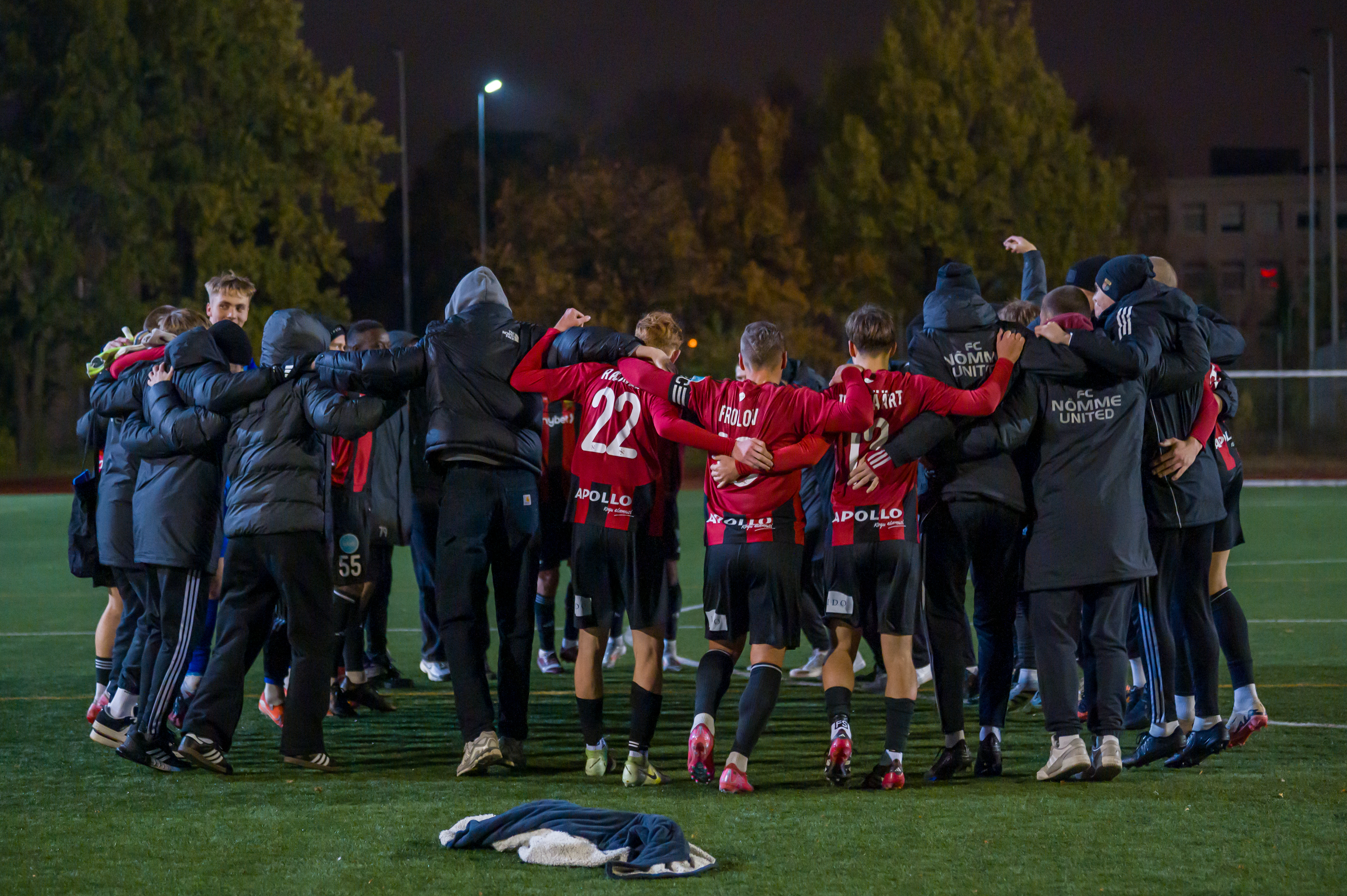 Nõmme United on Esiliiga võitja. Foto: Anna  Andreas