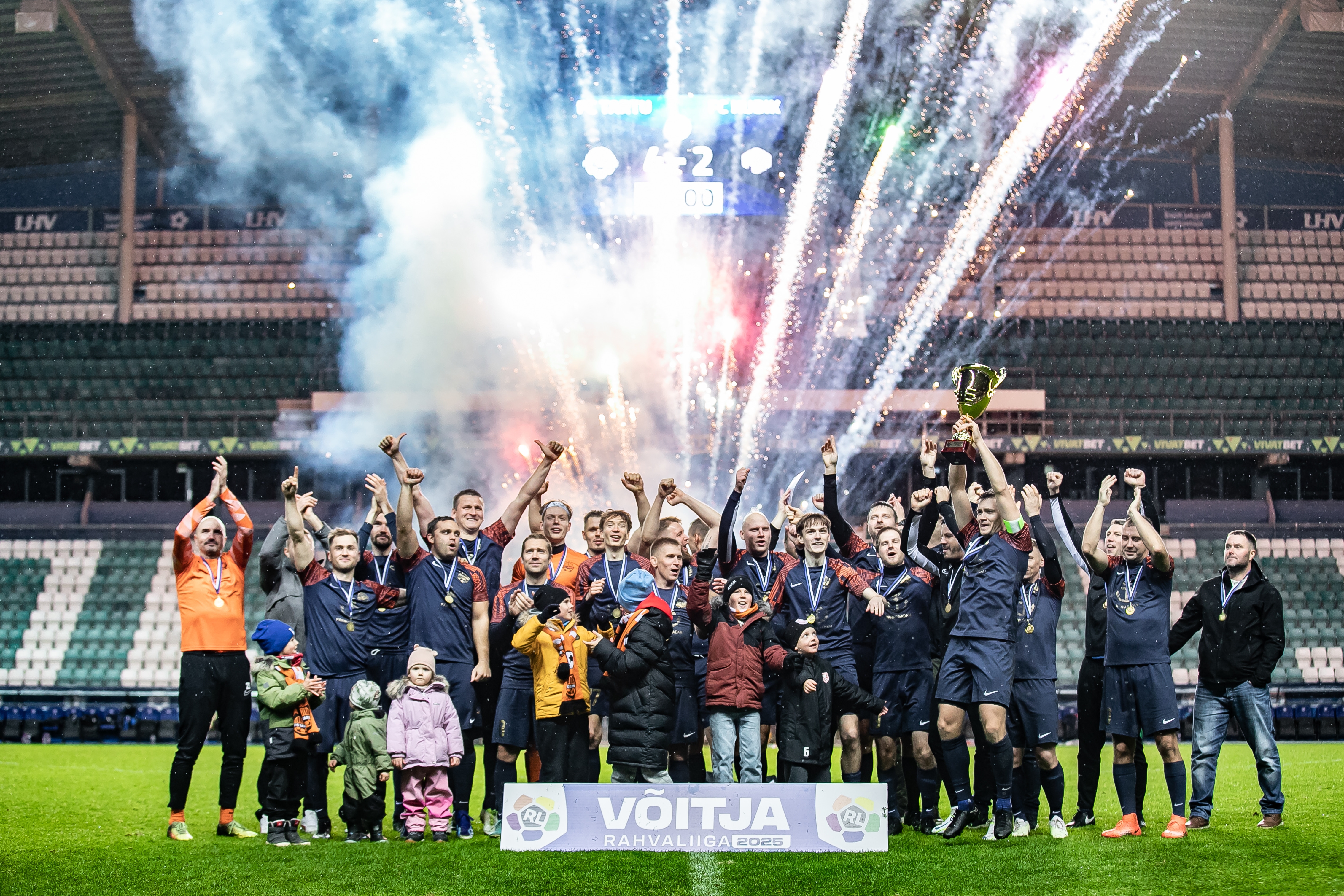 VAATA JÄRELE: Rahvaliiga finaali otsustas endise Premium liiga ründaja kübaratrikk