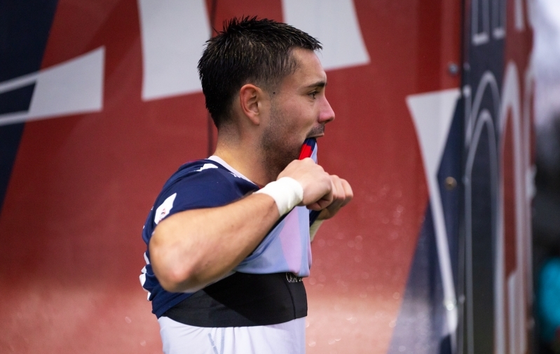 Milan Delevic jagas kollaste kaartide arvestuses esikohta. Foto: Katariina Peetson / jalgpall.ee