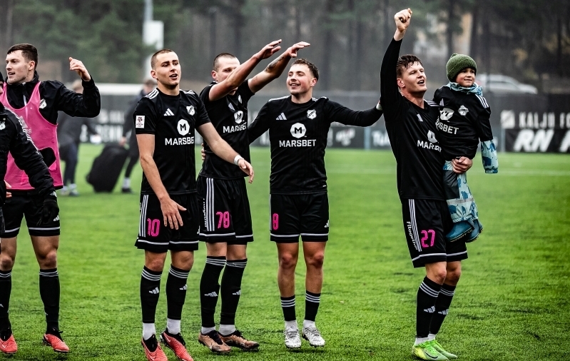 Hooaja ringirekordi tegi Nõmme Kalju, kes kogus neljandas ringis 23 punkti. Foto: Janek Eslon