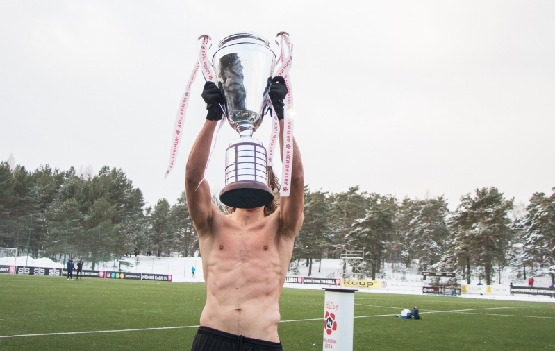 Infonet kerkis 2016. aastal meistriks samuti neljandalt kohalt. Peale nende on seda suutnud veel vaid Flora. Foto: Brit Maria Tael