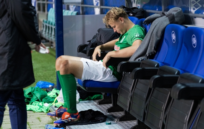 Kõik pole lust ja lillepidu. Foto: Katariina Peetson / jalgpall.ee