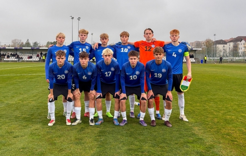 Eesti U17 koondis pidi hilistest väravatest Ungarile alla vanduma