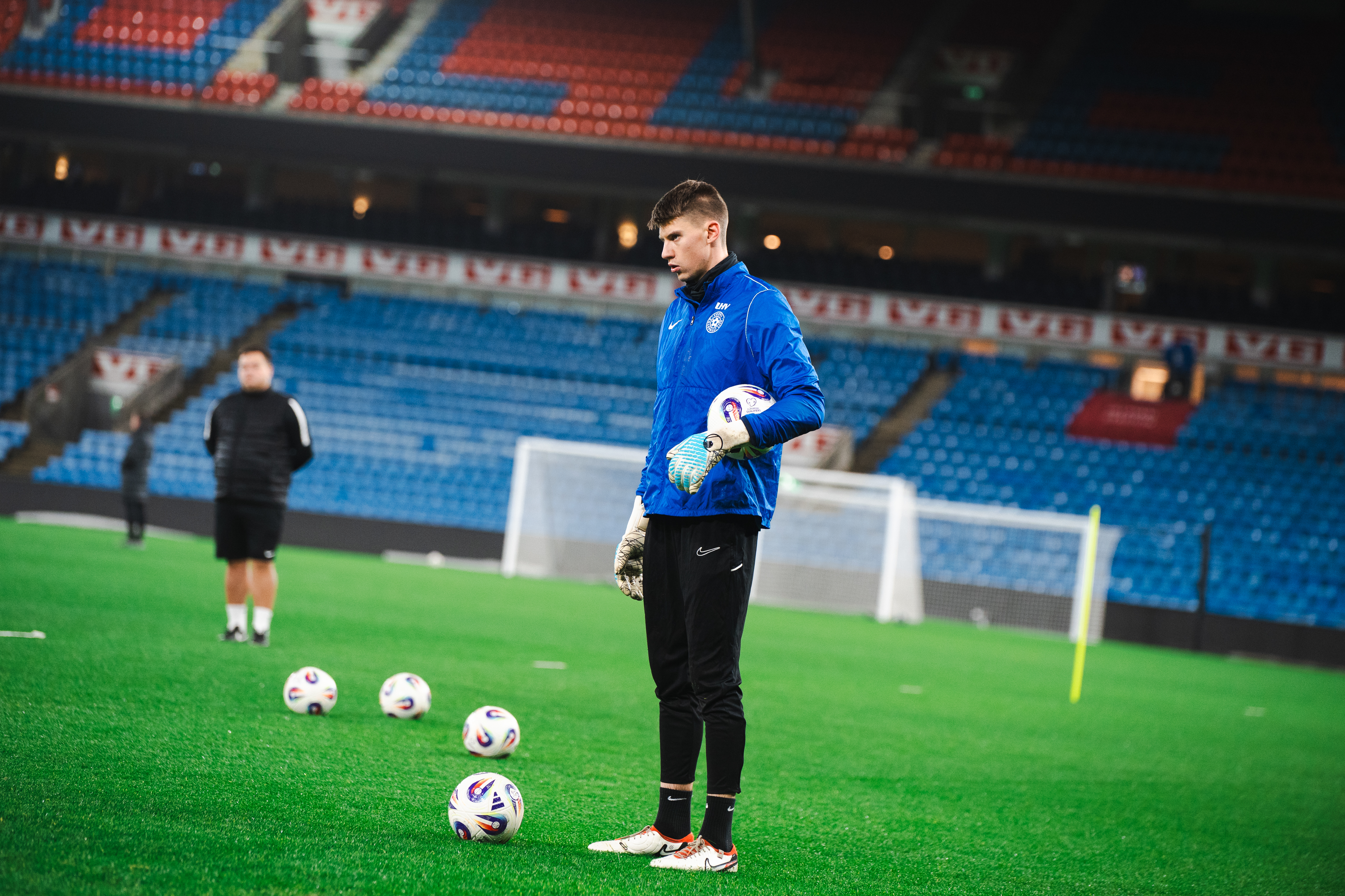 Perk kuulus esimest korda koondisesse 2024. aasta alguses. Sel sügisel sai ta kaks kutset. Foto: Liisi Troska / jalgpall.ee