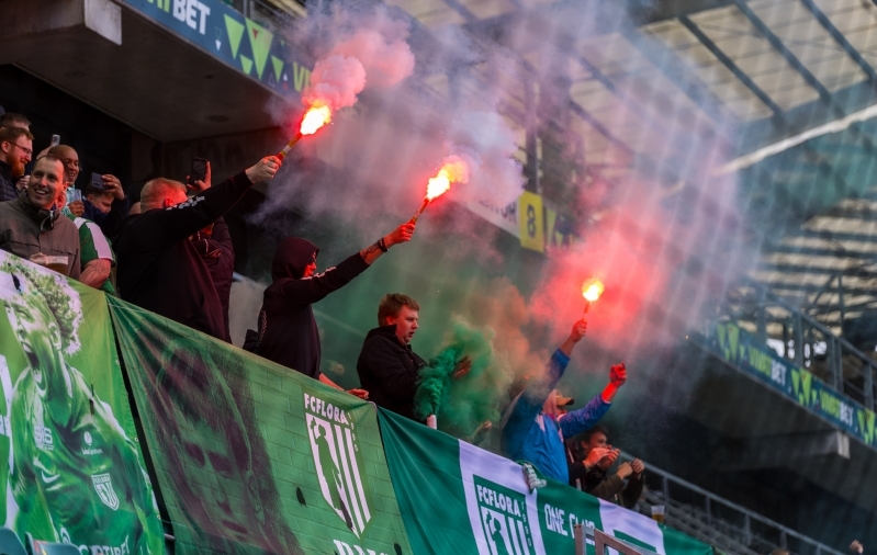 Keskmine külastatavus oli kõige kõrgem Flora kodumängudel. Foto: Katariina Peetson / jalgpall.ee