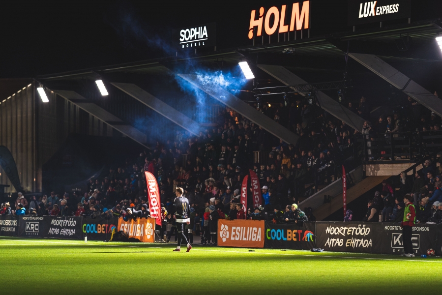 Welco p&uuml;&uuml;ab sel hooajal Premium liiga kohta. Foto: Kristjan Praks