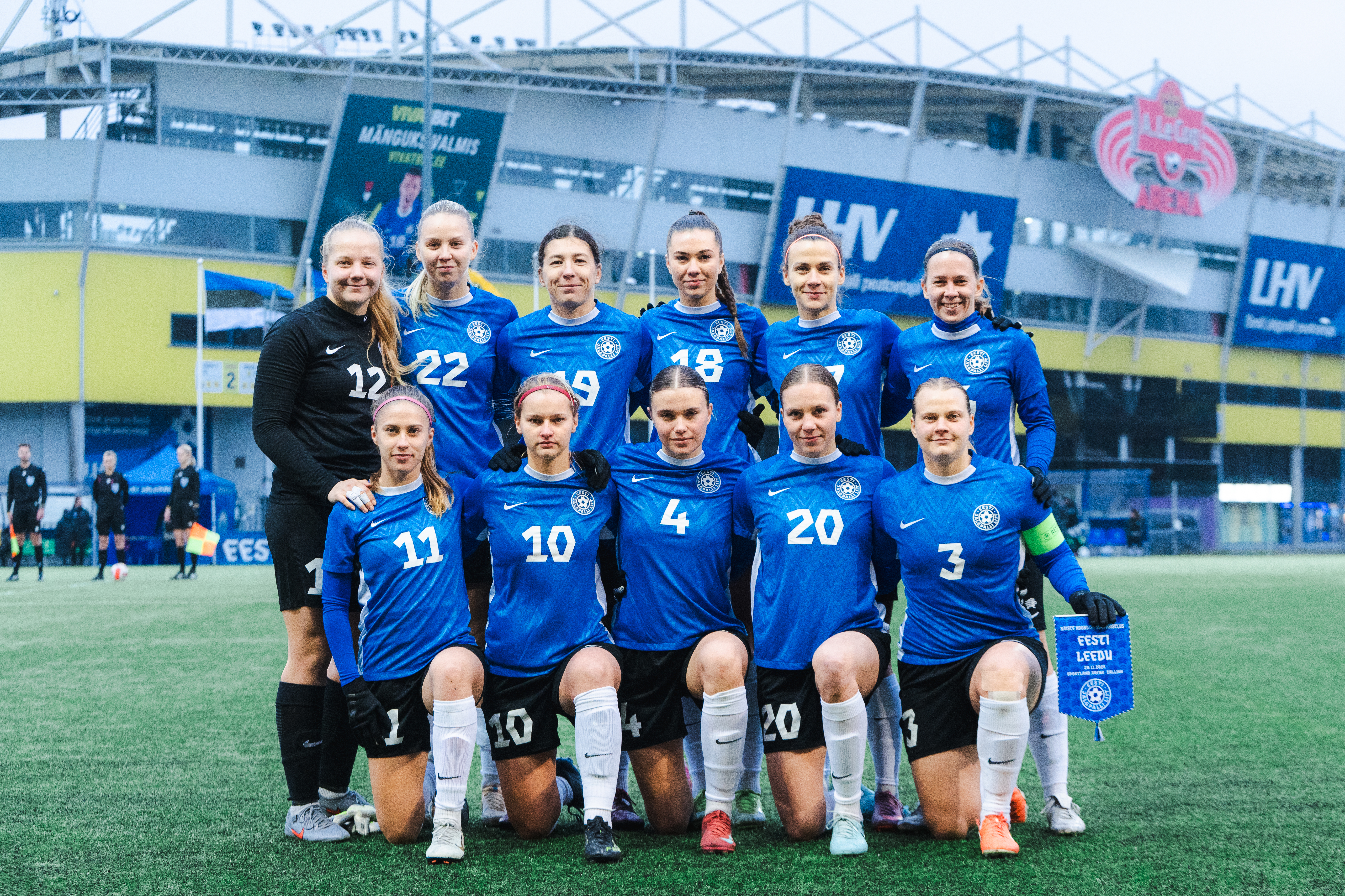 Tipphetked ja galerii: Eesti naiste koondis tunnistas aasta viimases kohtumises Leedu kaheväravalist paremust