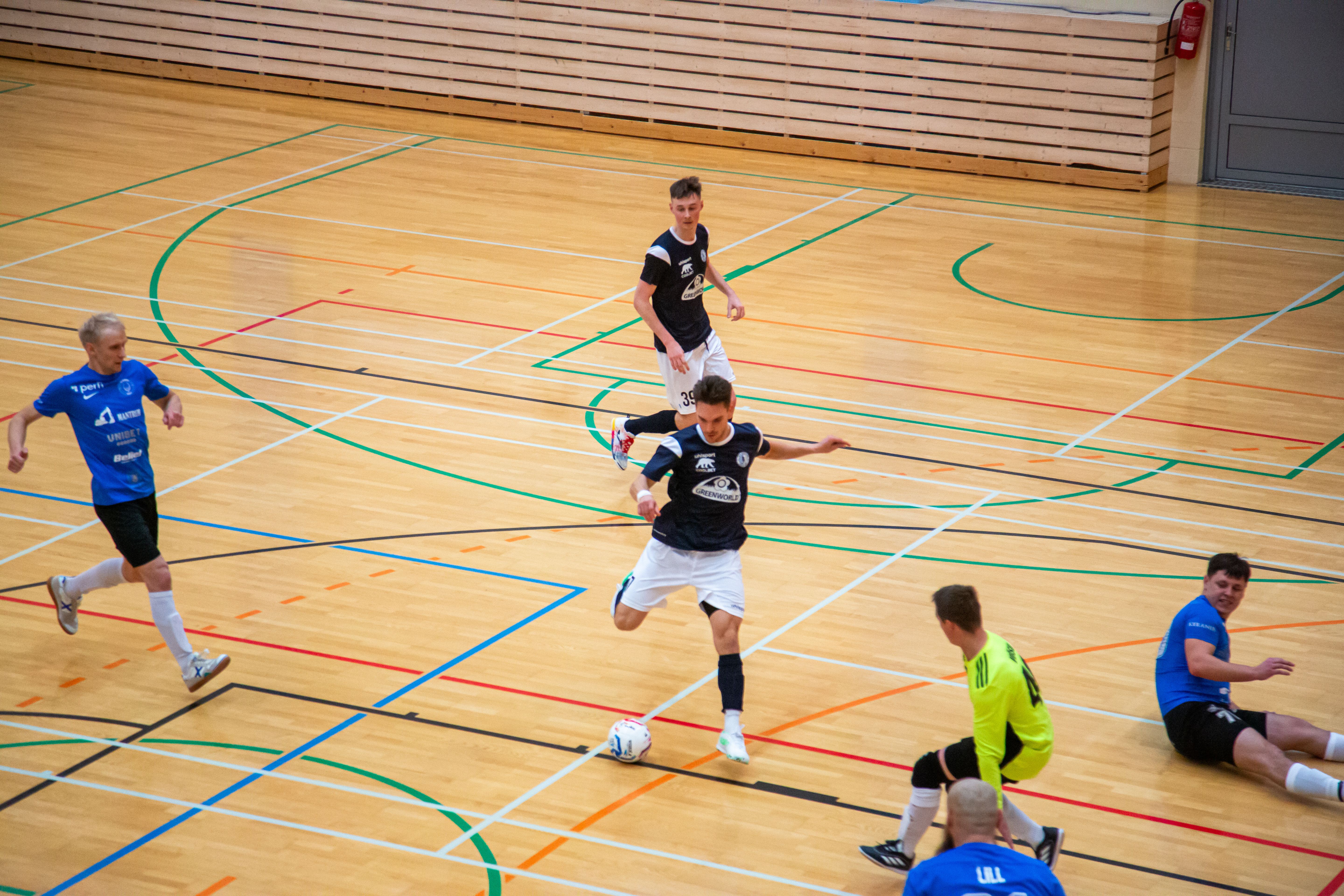 Martin Käos Hagalazi särgis Jõgeva Wolves ESTPLY vastu mängimas. Foto: Merit Pallas