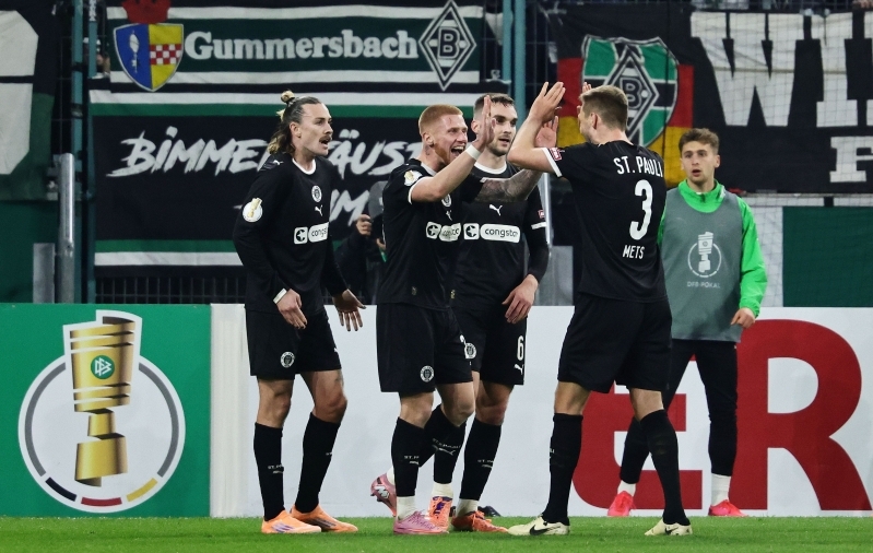 Suurepärane! Mets tegi täismängu ja St. Pauli jõudis Saksamaa karikavõistlustel veerandfinaali  (Dortmund langes konkurentsist!) 