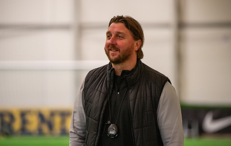 Vjat&scaron;eslav Zahovaiko juba ootab, et saaks hakata Levadia meeskonnaga t&ouml;&ouml;d tegema. Foto: Liisi Troska / jalgpall.ee