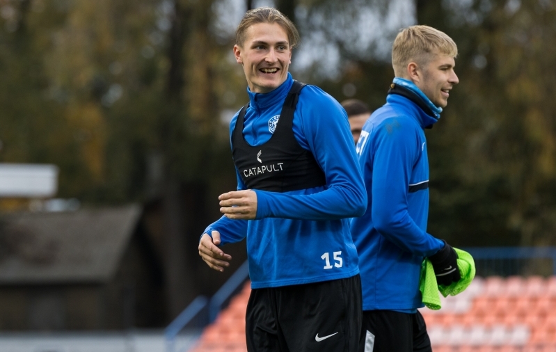 Veel eelmisel s&uuml;gisel kuulus Viidas U21 koondisesse. Foto: Katariina Peetson / jalgpall.ee