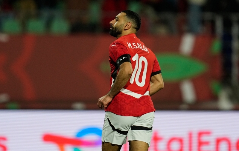 Mohamed Salah kerkis Egiptuse kangelaseks. Foto: Scanpix / Mosa'ab Elshamy / AP Photo