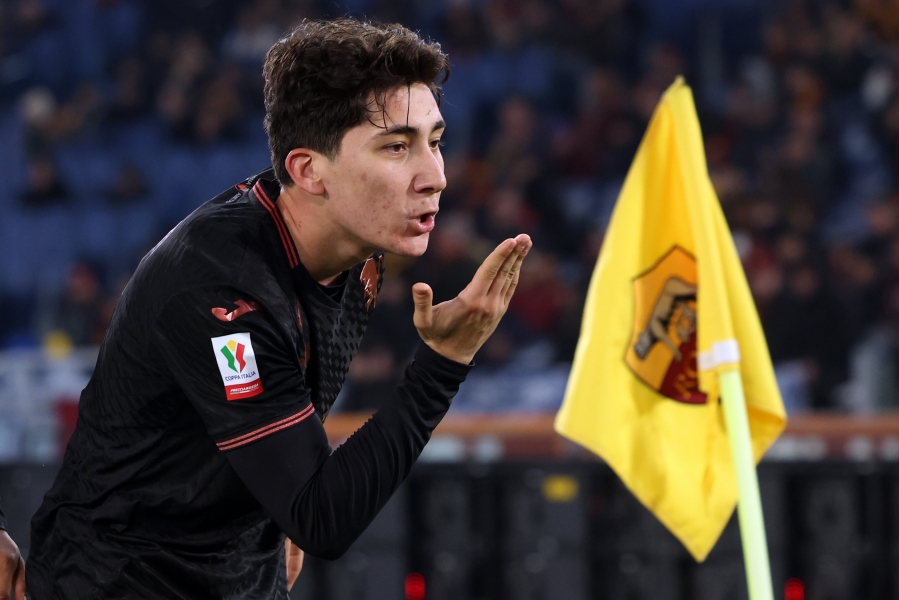 16-aastane debütant oli esimese puutega täpne, kuid Roma löödi karikast välja