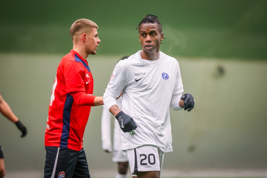 Salap&auml;rane keskkaitsja Timmi on Tammekat esindanud kahes treeningm&auml;ngus. Foto: Janek Eslon