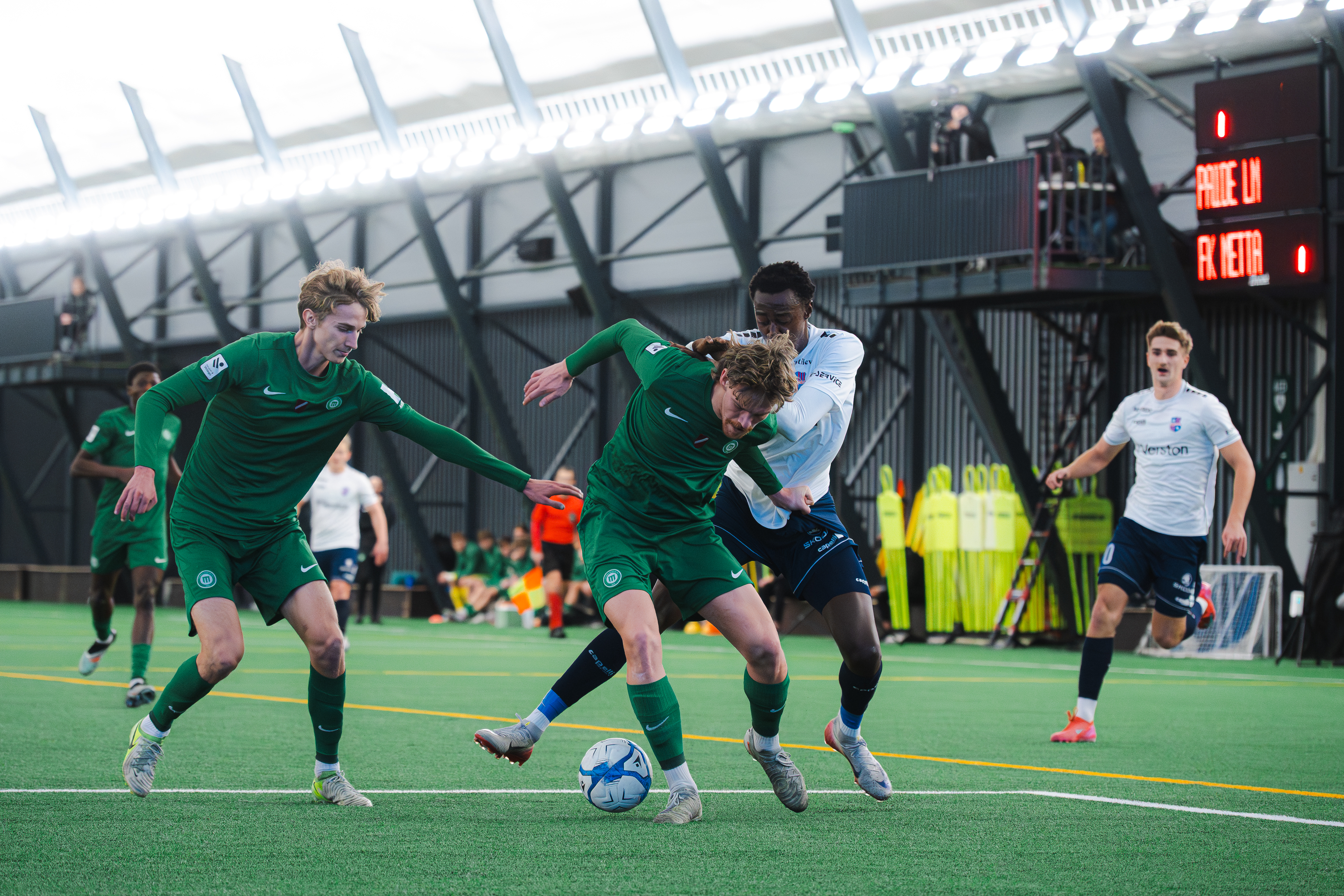 VAATA JÄRELE: talvise täienduse iluvärav andis Paidele võidu lätlaste üle  (+ galerii!) 