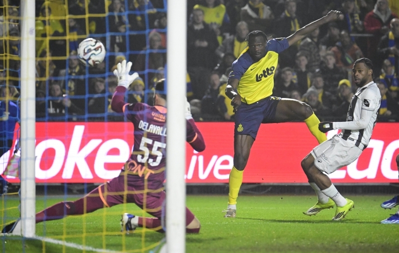 Promise David avas skoori juba k&uuml;mnendal sekundil. Foto: Scanpix / Peter De Voecht / PsnewZ via ZUMA Press