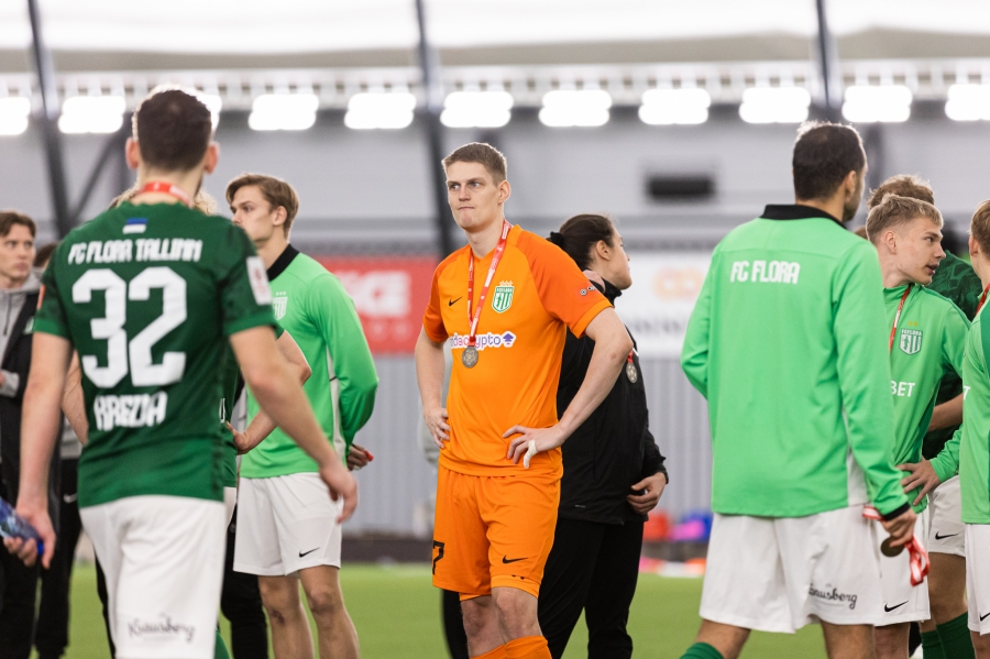 Kas superkarikafinaali kaotanud Floral &otilde;nnestub liigatiitlit kaitsta? Foto: Jana Pipar