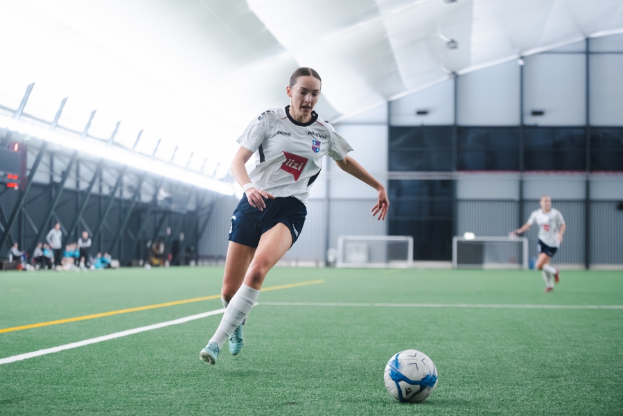 Rahel Repkin Paide Linnanaiskonnas. Foto: Liisi Troska / jalgpall.ee