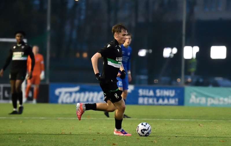 Dylan Sal-Al-Saller p&auml;&auml;ses mullu kahes Premium liiga kohtumises algkoosseisu. Foto: Imre P&uuml;hvel