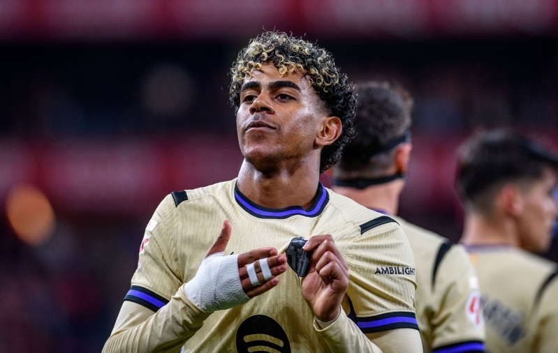 Lamine Yamali maagia päästis mannetu avapoolaja mänginud Barcelonale raske võidu