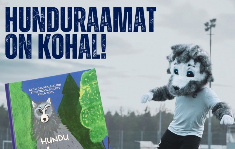 Keila Jalgpalliklubil ilmus lasteraamat Hundu seiklustest