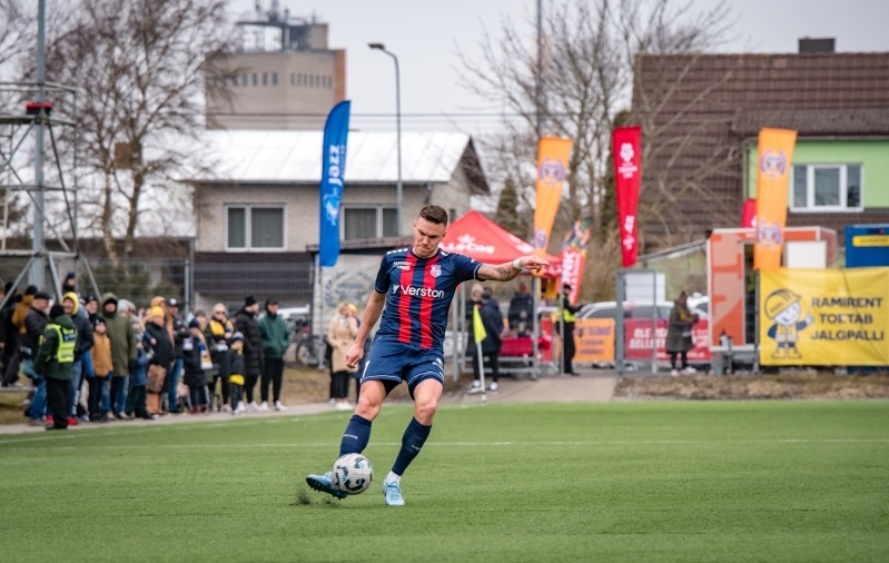 Edgar Turi jaoks j&auml;i m&auml;ng Saaremaal l&uuml;hikeseks. Foto: Allan Mehik