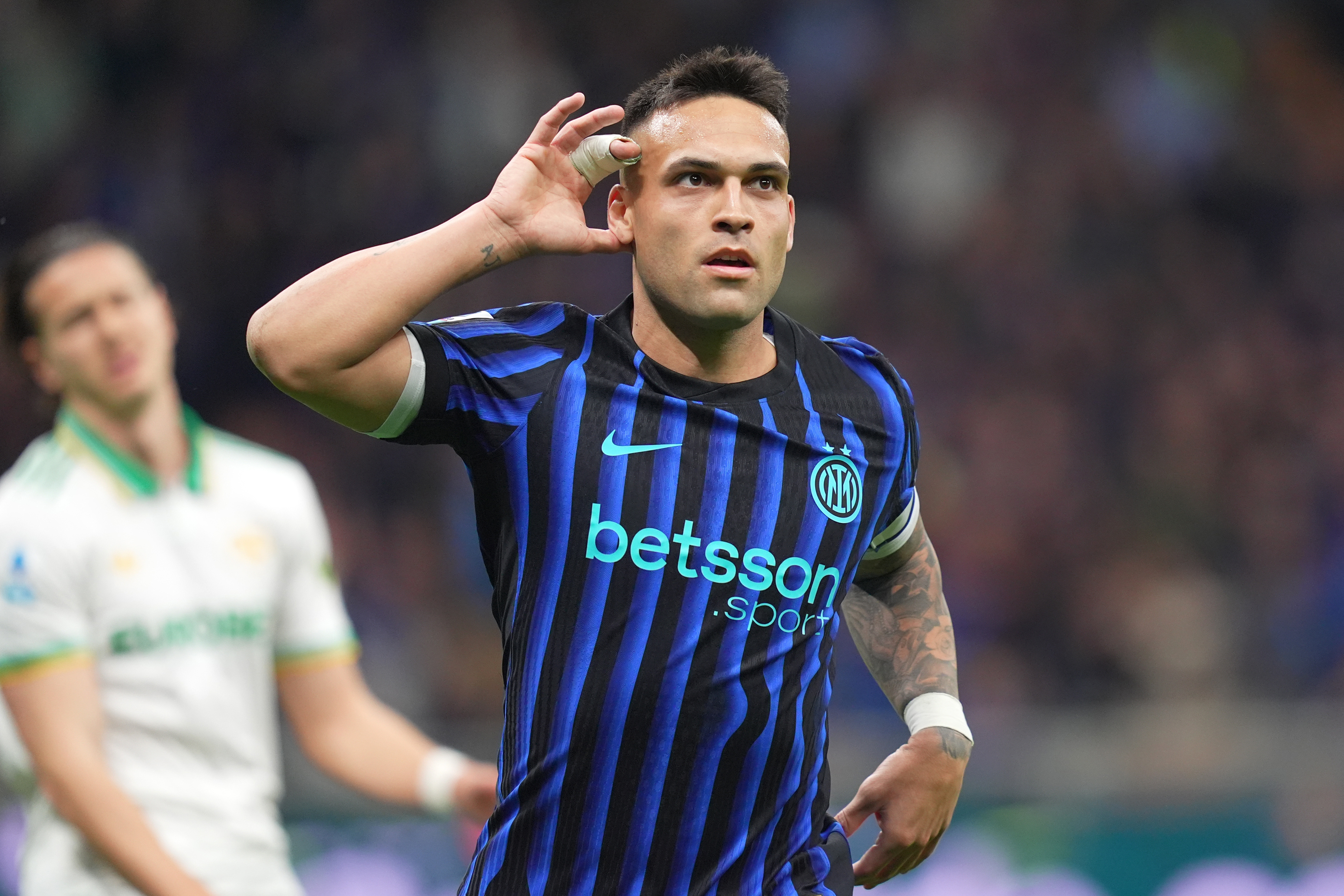 Serie A suurim skooritegija Lautaro Martinez suurendas v&auml;ravasaldo 16 peale ning viis Interi tagasi v&otilde;idureele. Foto: Scanpix / Spada / LaPresse / ZUMA Press Wire