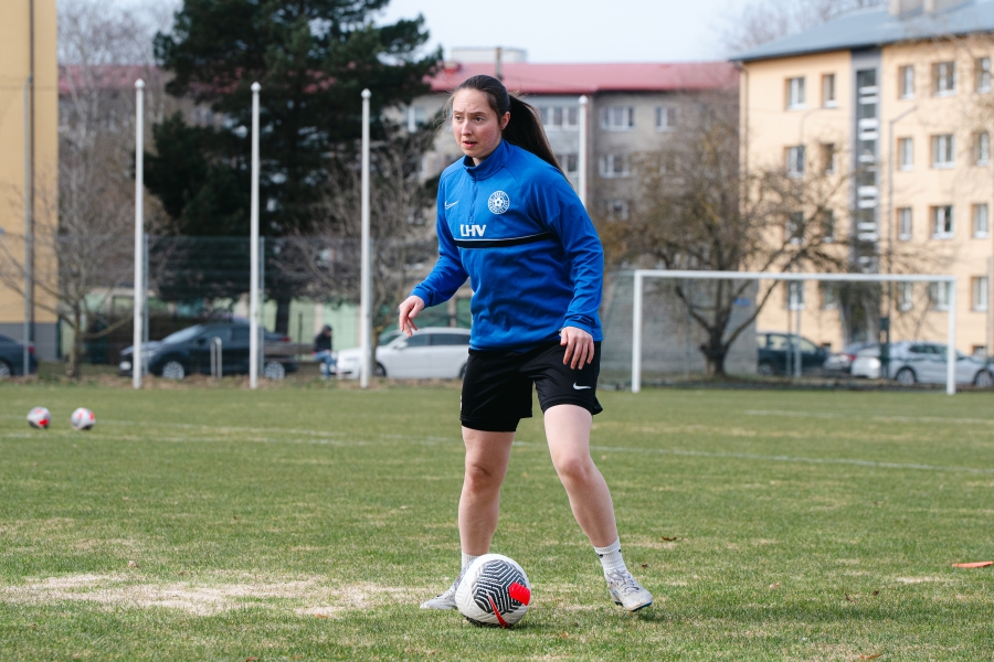 Esimeseks aknaks on v&auml;iksed eesm&auml;rgid paigas. Foto: Liisi Troska / jalgpall.ee