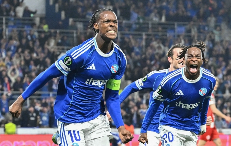 Strasbourg j&otilde;udis Konverentsiliigas poolfinaali. Foto: Scanpix / Sebastien Bozon / AFP