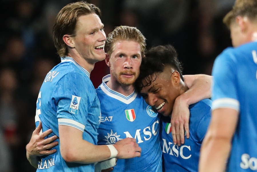 Valitsev meister Napoli naasis võidureele ja De Bruyne jõudis märgilise tähiseni