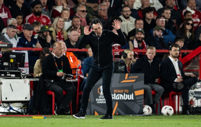 Aston Villa peatreener Unai Emery. Foto: Scanpix / Godfrey Pitt / Action Plus Sports via ZUMA Press Wire