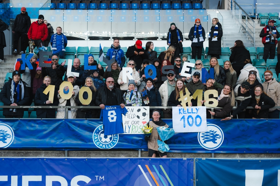 L&auml;hedaste tugi annab j&otilde;udu. Foto: Liisi Troska / jalgpall.ee