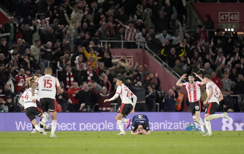 Southampton teenis Inglismaa k&otilde;rgliiga &uuml;leminekum&auml;ngude poolfinaalis v&otilde;idu, mis tagantj&auml;rele t&uuml;histati. Foto: Scanpix / Andrew Matthews / PA Wire / PA Images
