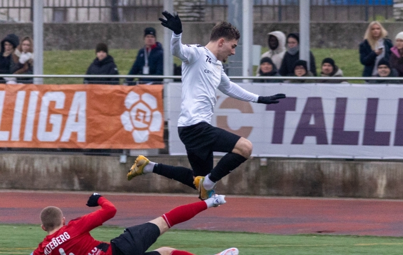 Lätlase hooaja kolmas kübaratrikk tõstis FC Tallinna põhjast lahti