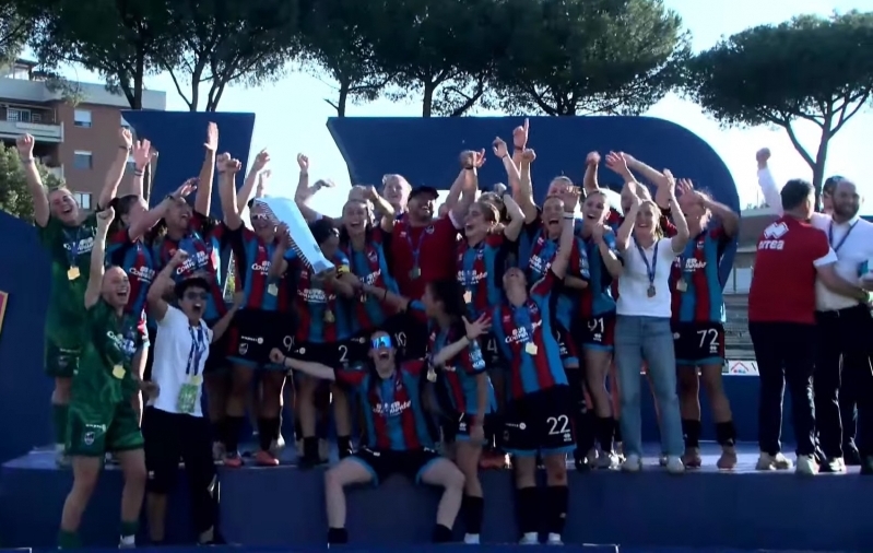 Catania naiskond kindlustas p&auml;&auml;su Serie B-sse. Foto: ekraanit&otilde;mmis