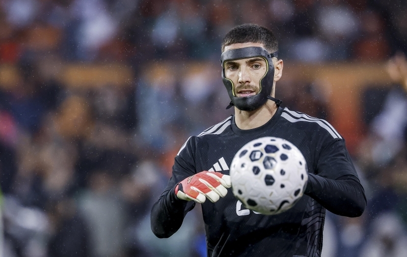 L&otilde;ualuumurrust taastunud Luca Zidane hoidis Hollandi nullil. Foto: Scanpix / Bas Czerwinski / EPA