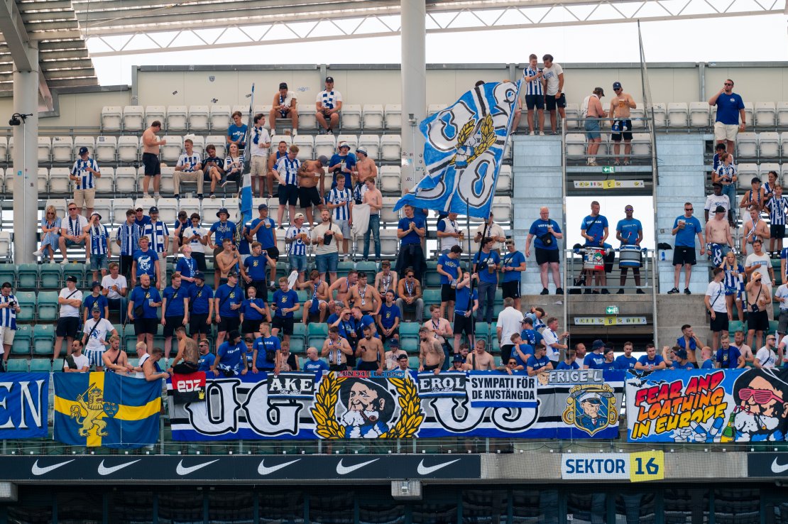 G&ouml;teborgi f&auml;nnid A. Le Coq Arenal. Foto: Anna Andreas