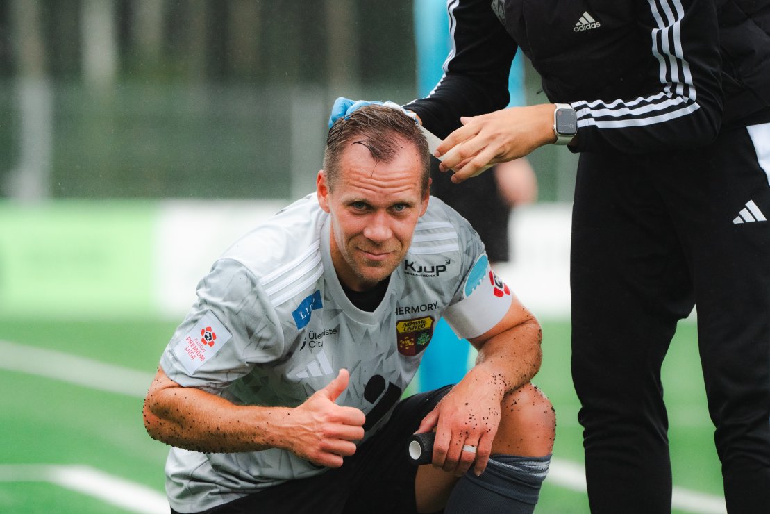 Andre Frolov pole lihtne mees, keda maha murda. Foto: Liisi Troska / jalgpall.ee