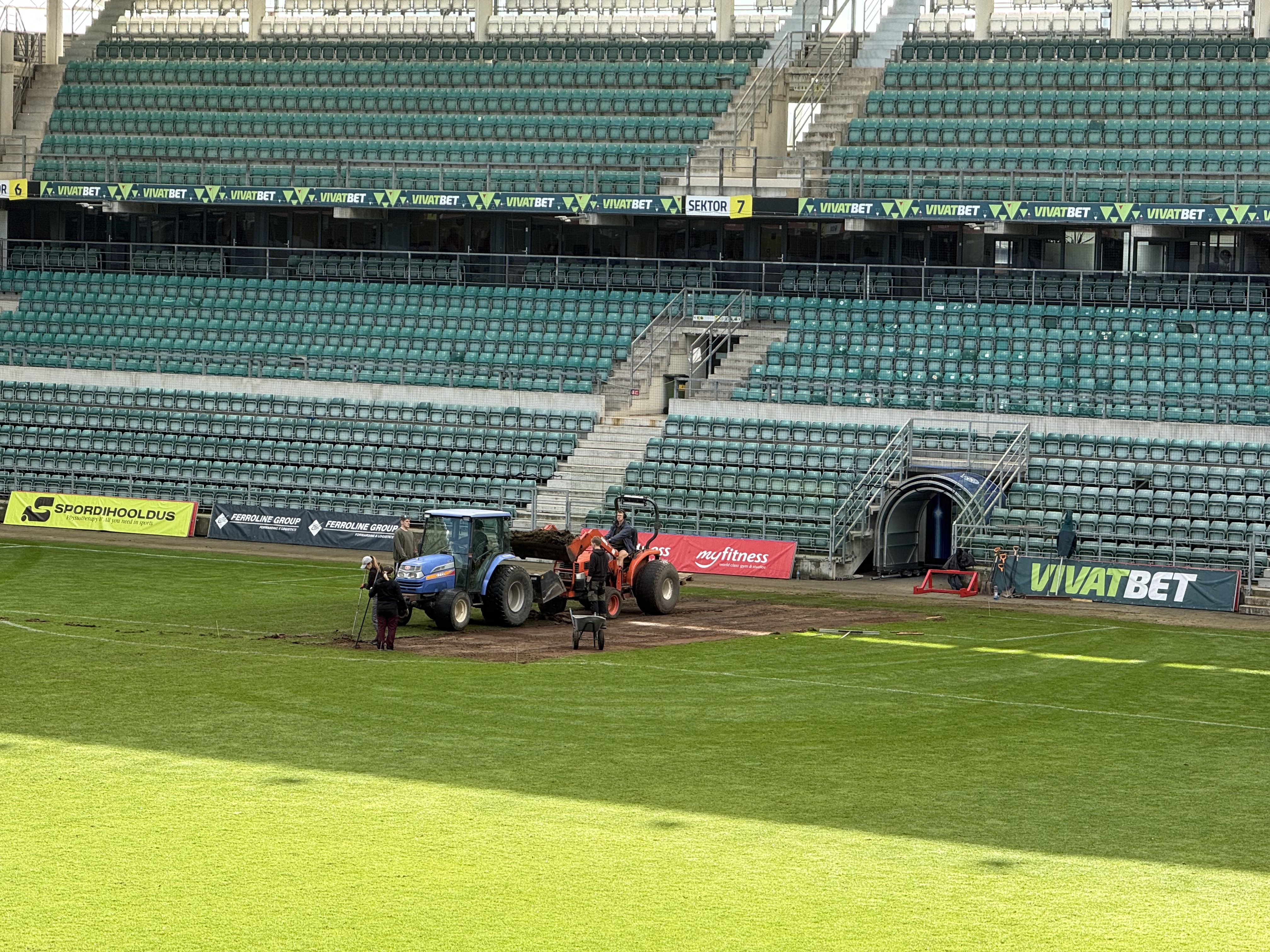 A. Le Coq Arena muruvahetus. Foto: Soccernet.ee