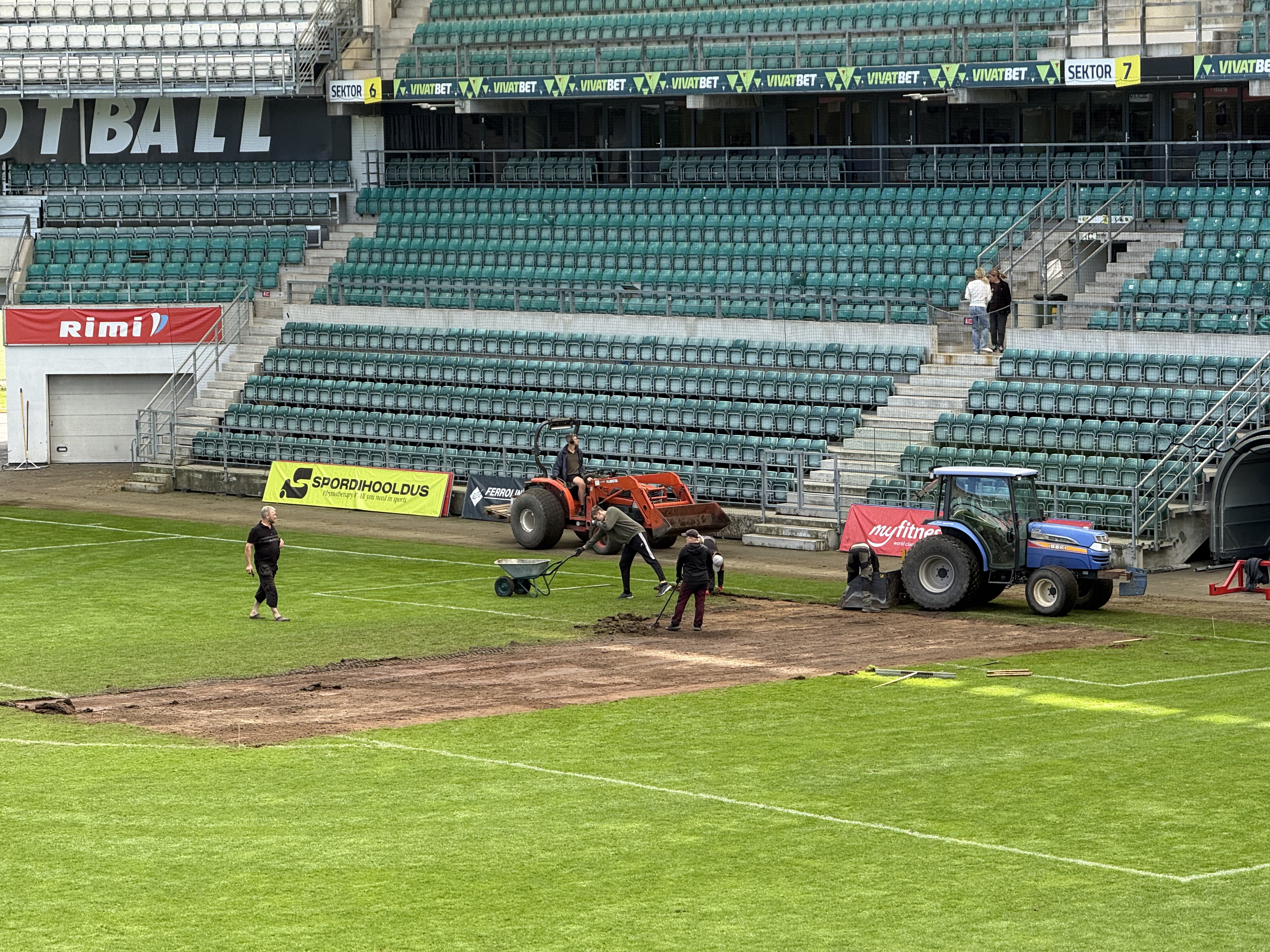 A. Le Coq Arena muruvahetus. Foto: Soccernet.ee