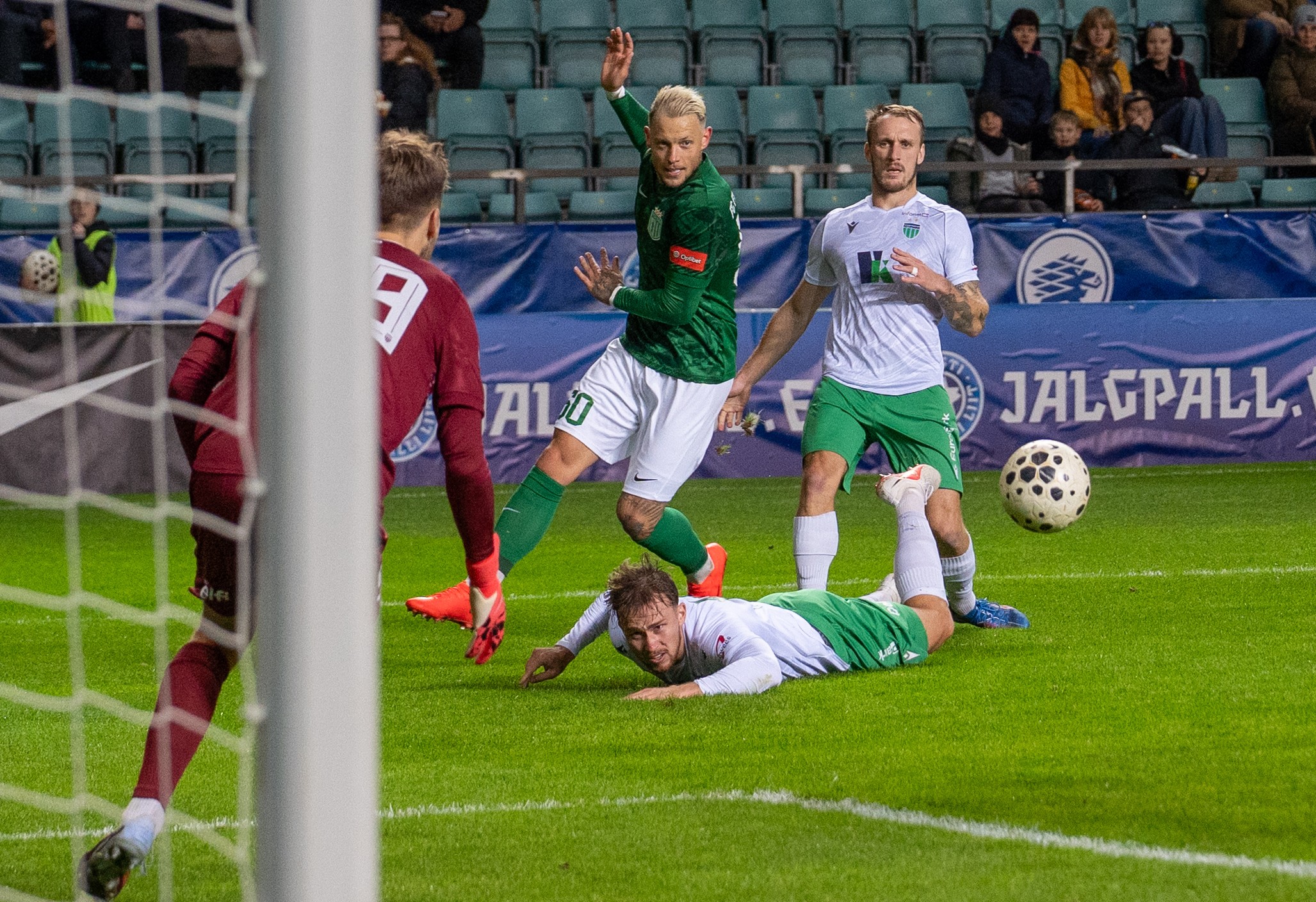 Erik Sorga tegi Levadia vastu penaltist skoori. Foto: Margus Kontus