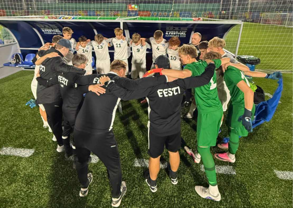 Penaltil eksinud Eesti U15 kaotas napilt Austraaliale